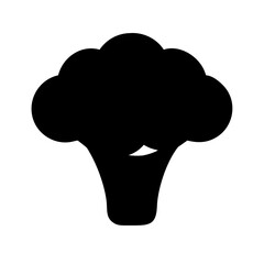 broccoli Fruit Vector silhouette design