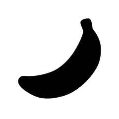 banana Fruit Vector silhouette design