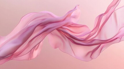 Pink ribbon awareness. Generative AI