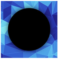 blue abstract ravel design