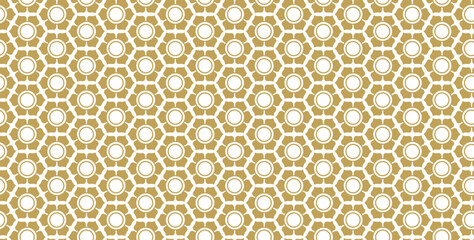Floral geometric repeating pattern. Vector seamless background