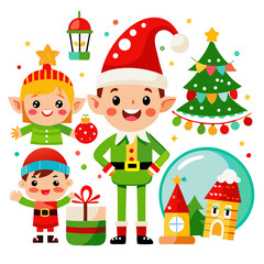 Whimsical Christmas Clip Art