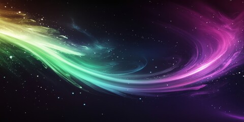 Cosmic Nebula: A Vibrant Symphony of Celestial Lights and Colors Across the Expanse of Space