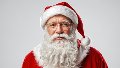 Naklejka premium portrait of santa claus