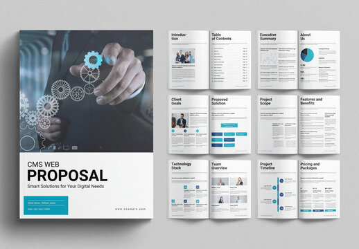 CMS Web Proposal Template Design Layout