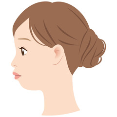 口ゴボのEライン　横顔