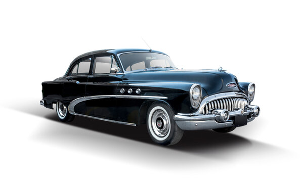 Classic American car Buick Eight isolated. PNG	