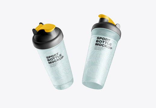 Water Bottle Mockup