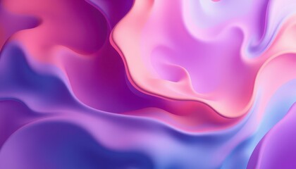 Fototapeta premium Abstract Pink Purple Fluid Wave Design