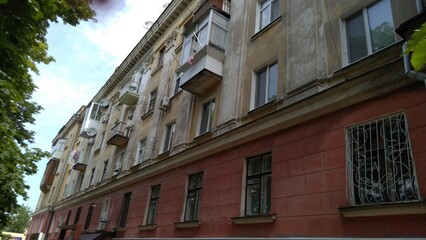 Naklejka premium facade of a house