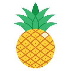 pineapple on a white background