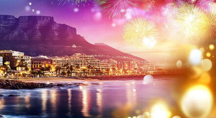 New Year's Eve celebration banner 