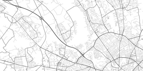 Street map of town background in gray.  Street map of city for your web site design, logo, app, UI. Stock vector.  EPS10.