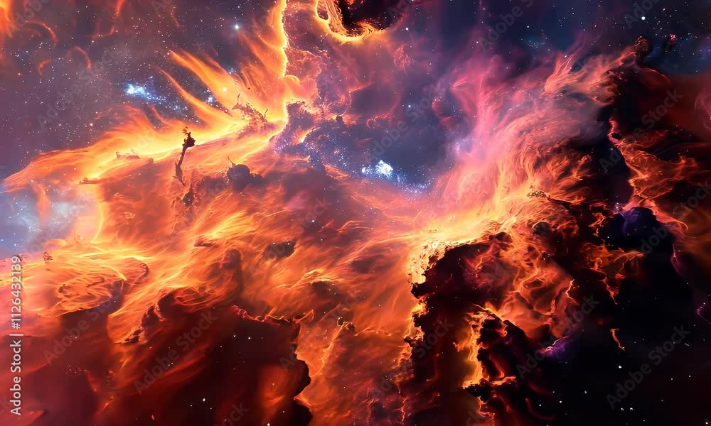 Wall mural starry outer space background texture colorful starry night sky outer space background