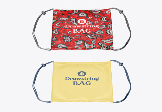 Drawstring Bag Mockup