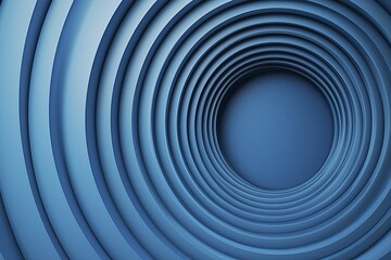 Circular motion of interlocking rings, deep navy background, resource optimization concept