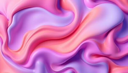 Obraz premium Abstract Pink and Purple Swirling Fluid Design