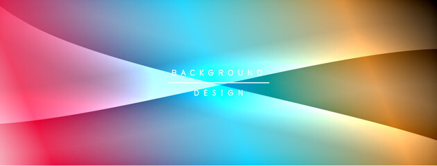 Fototapeta premium Gradient and shadow wave line geometric background. Vector Illustration For Wallpaper, Banner, Background, Card, Book Illustration, landing page