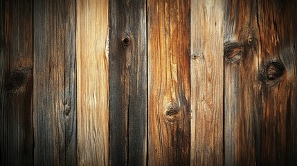 Naklejka premium Rustic wooden planks, natural wood texture, weathered wood, vintage timber, brown wooden boards, old wood surface
