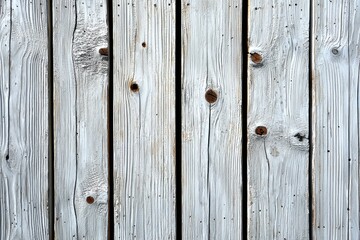 Fototapeta premium Whitewashed Rustic Wooden Plank Texture Background