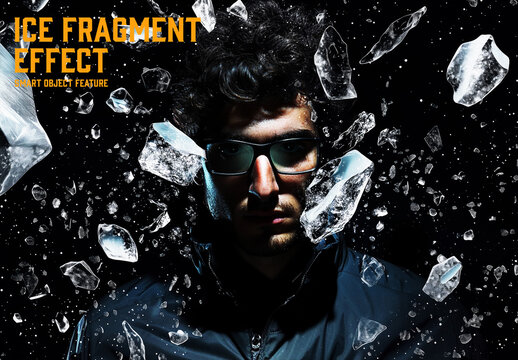Ice Fragment Effect with Generative AI