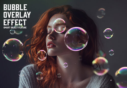 Bubble Overlay Effect with Generative AI