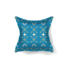 3d pillow vintage traditional batik pattern concept