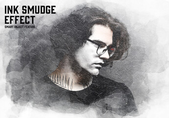 Ink Smudge Effect with Generative AI