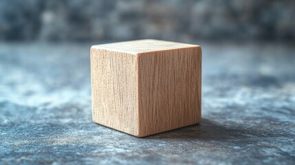 Wooden block symbolizing service level agreements representing commitment to quality and reliability in business services.