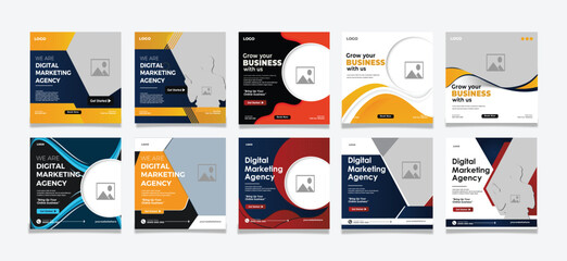 
Digital business marketing social media post & web banner corporate business marketing
social media post and web design template