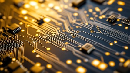 Abstract Structure Circuit Computer Technology Build