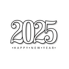 Creative 2025 new year card holiday background