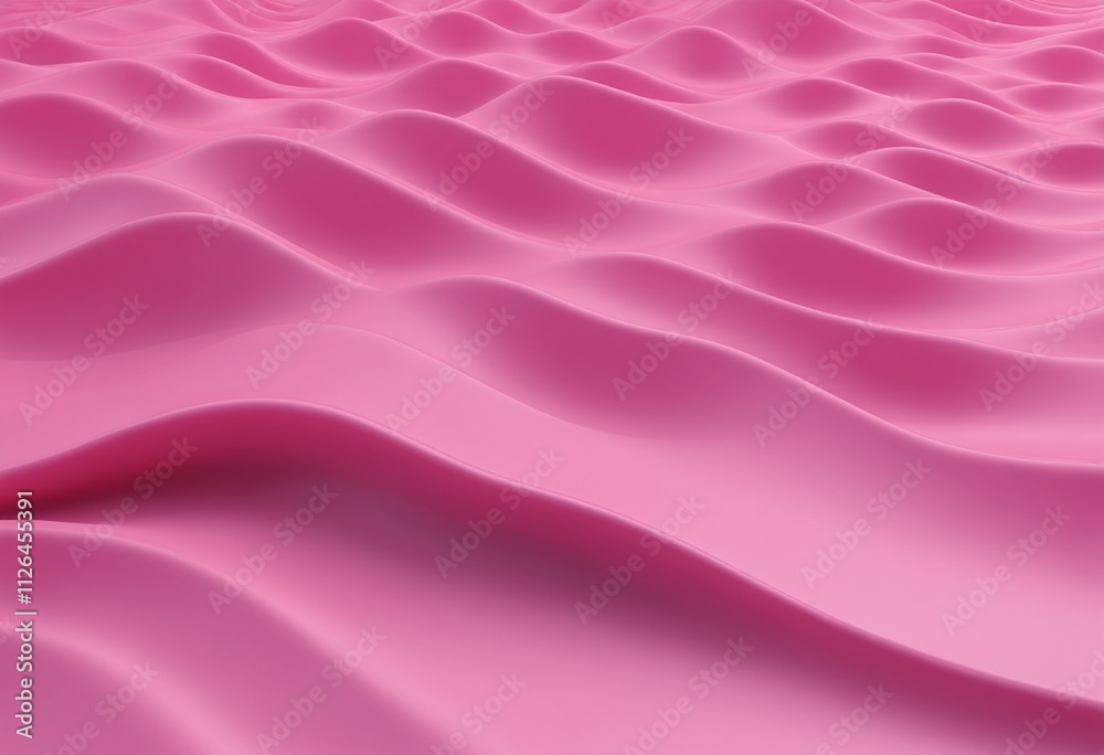 Poster pink wave 3d abstract background