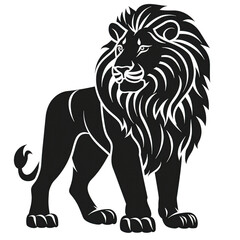 Obraz premium Majestic Lion: A Powerful Symbol of the African Wild