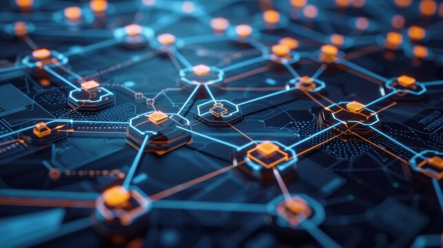 A closeup of a supply chain management chart highlights the complex network of suppliers distributors and vendors involved in a businesss operations. Inflation can greatly