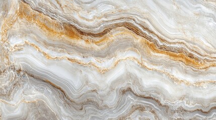 Obraz premium Elegant horizontal white marble texture with subtle gold veins for seamless pattern and sophisticated background design.