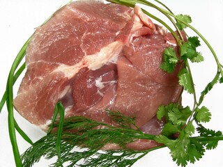 Raw meat ready to be cooked background