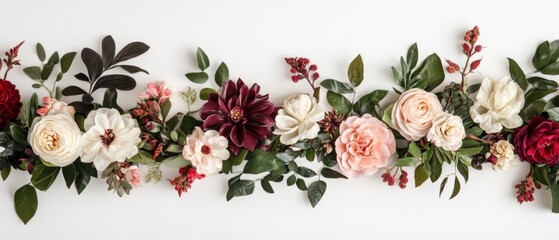 beautiful floral arrangement with various flowers and greenery