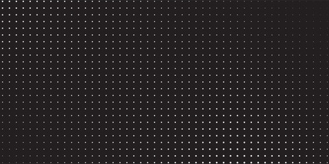Obraz premium Halftone gradient. Dotted gradient, smooth dots spraying and halftones dot background seamless horizontal geometric pattern vector template set.