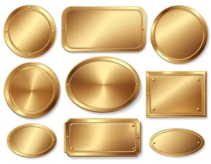 set of gold silver medals