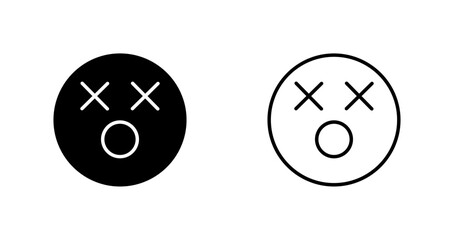 Dizzy Face Icon Design