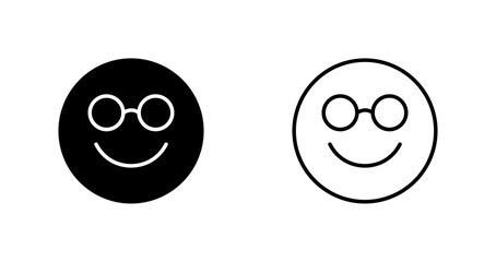 Nerd Face Icon Design