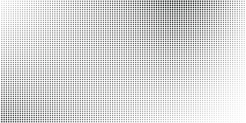 Halftone gradient. Dotted gradient, smooth dots spraying and halftones dot background seamless horizontal geometric pattern vector template set.