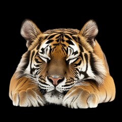 Fototapeta premium white tiger head