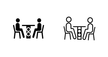 Family Dinner Icon Design