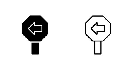 Left Arrow Icon Design