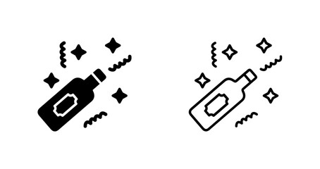 Wine Celebration Icon Design