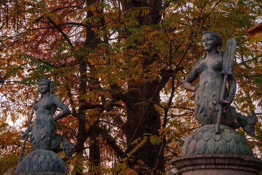 Autumn at Parco Sempione, Milan: Ponte delle Sirenette