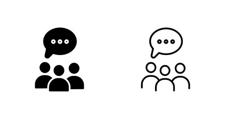 Group Chat Icon Design