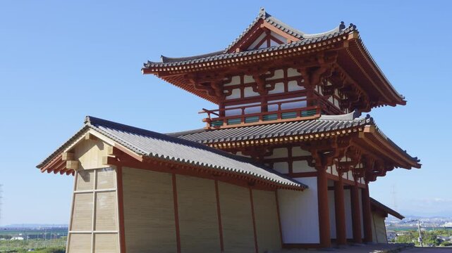 多賀城南門の風景動画
